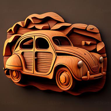 3D model Renault 4CV (STL)